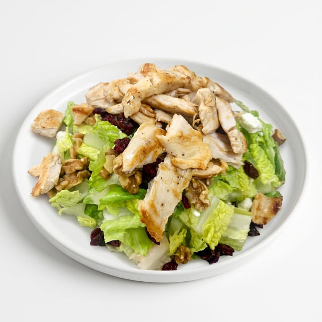 Grilled Chicken Feta Salad.