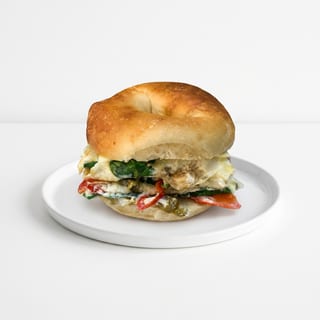 Veggie Delight Egg White & Cheese Breakfast Sandwich