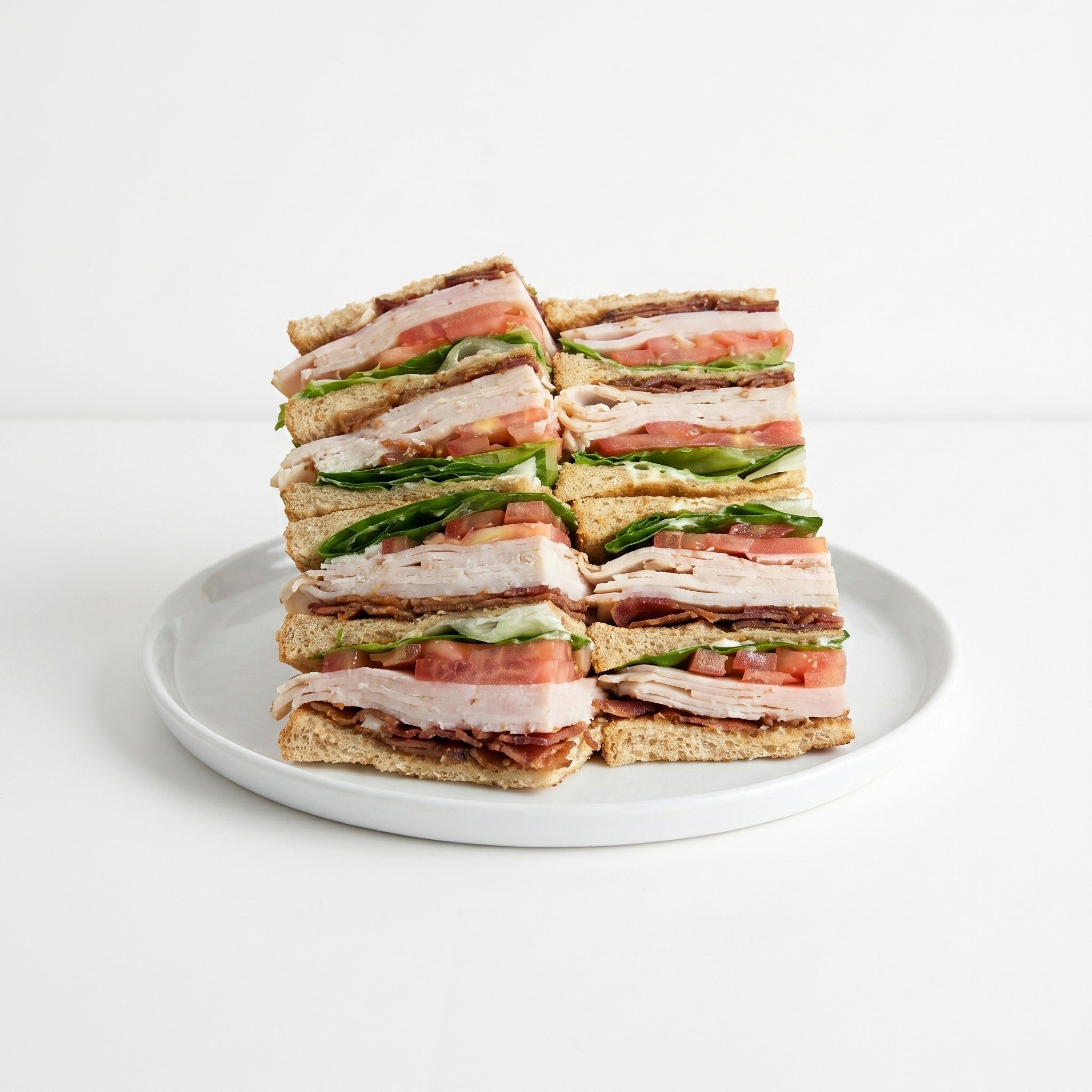 Turkey Club Sandwich.