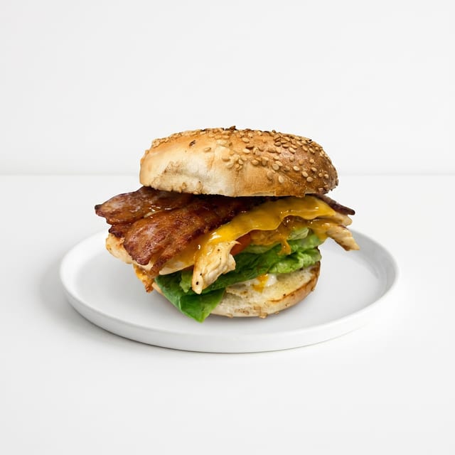 The Rancher Chicken Sandwich.