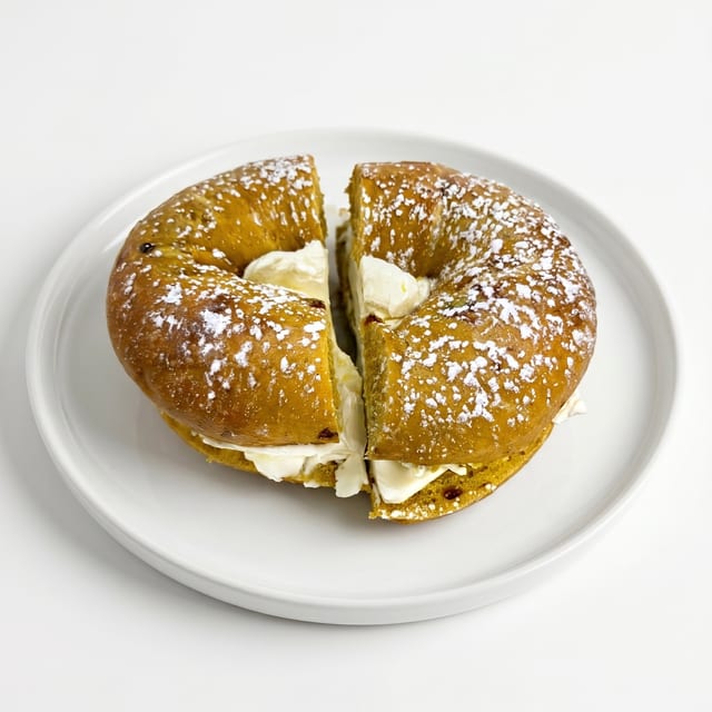 Bagel with Plain Cream Cheese.