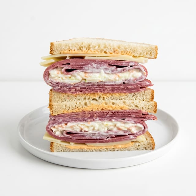 Corned Beef Special Sandwich.