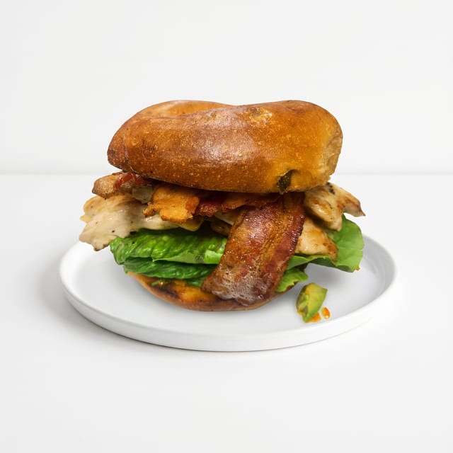 The Avocado Club Chicken Sandwich.